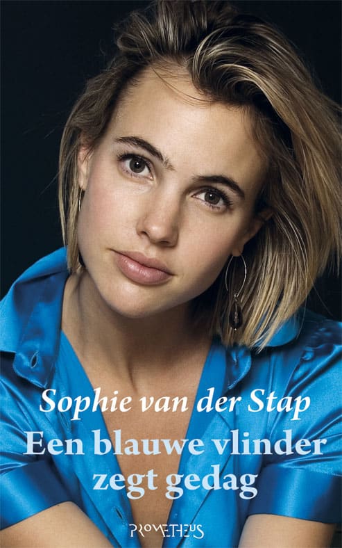 Een Blauwe vlinder zegt gedag