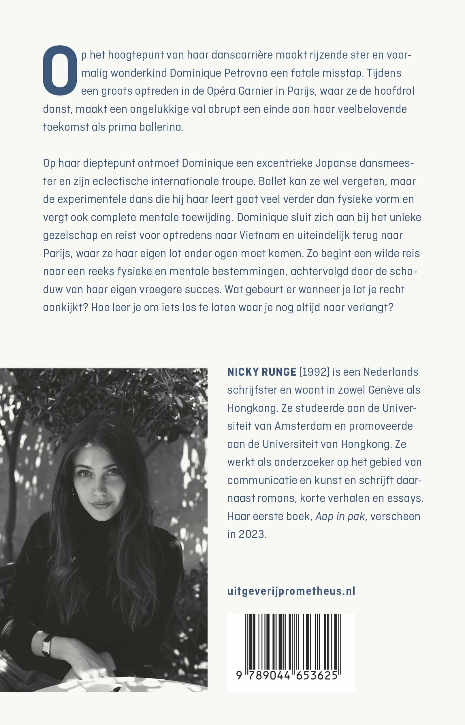 Achterkant: Het Lichaam is een kooi