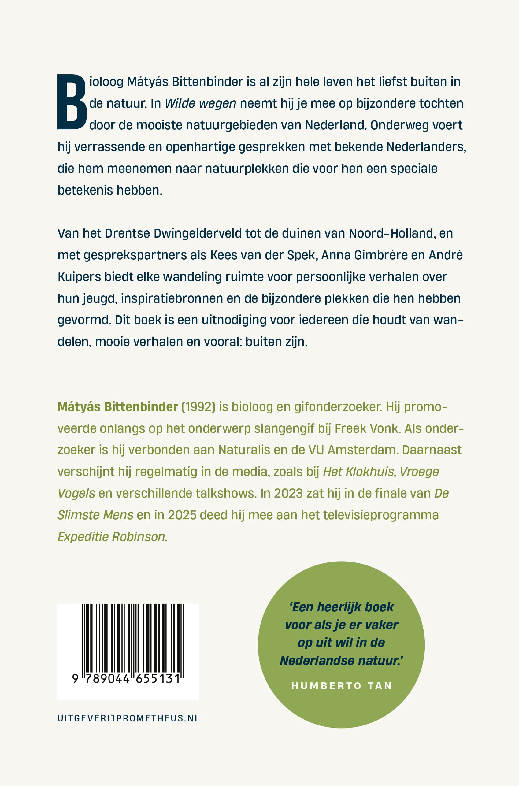 Achterkant: Wilde wegen