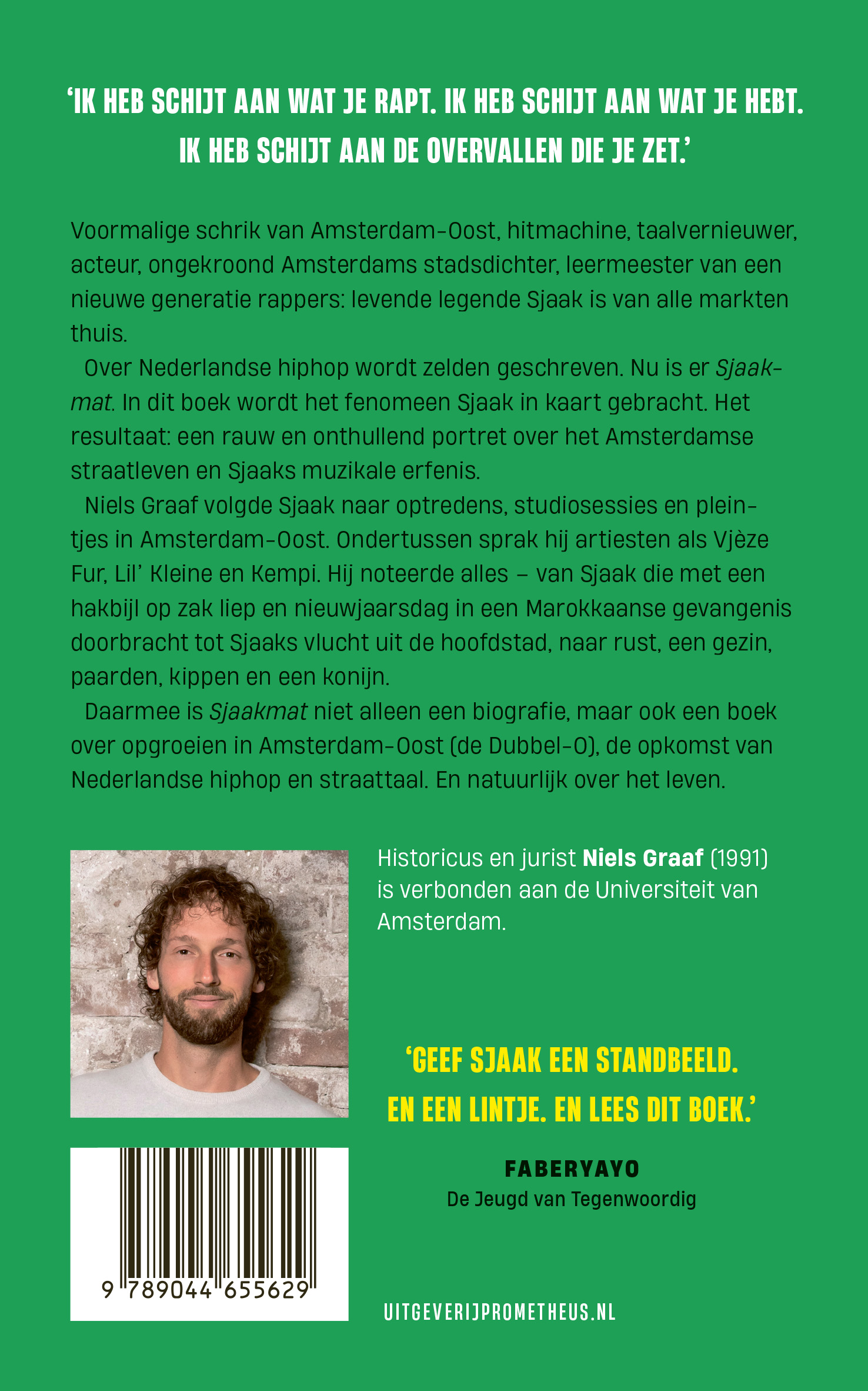 Achterkant: Sjaakmat