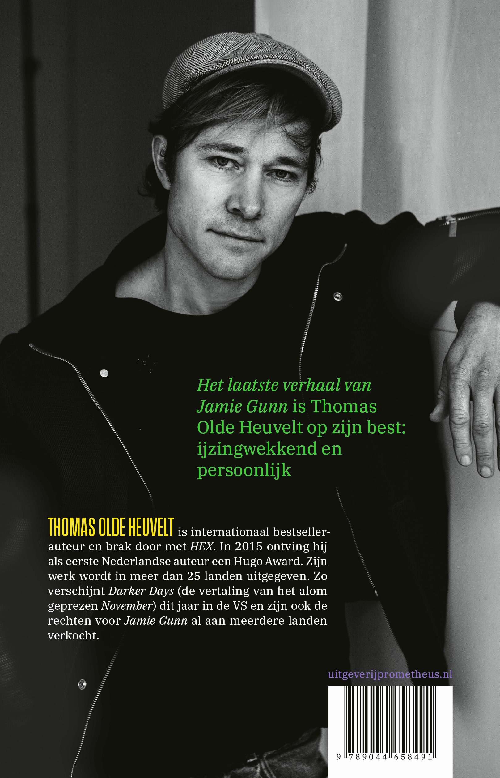Achterkant: Het Laatste verhaal van Jamie Gunn