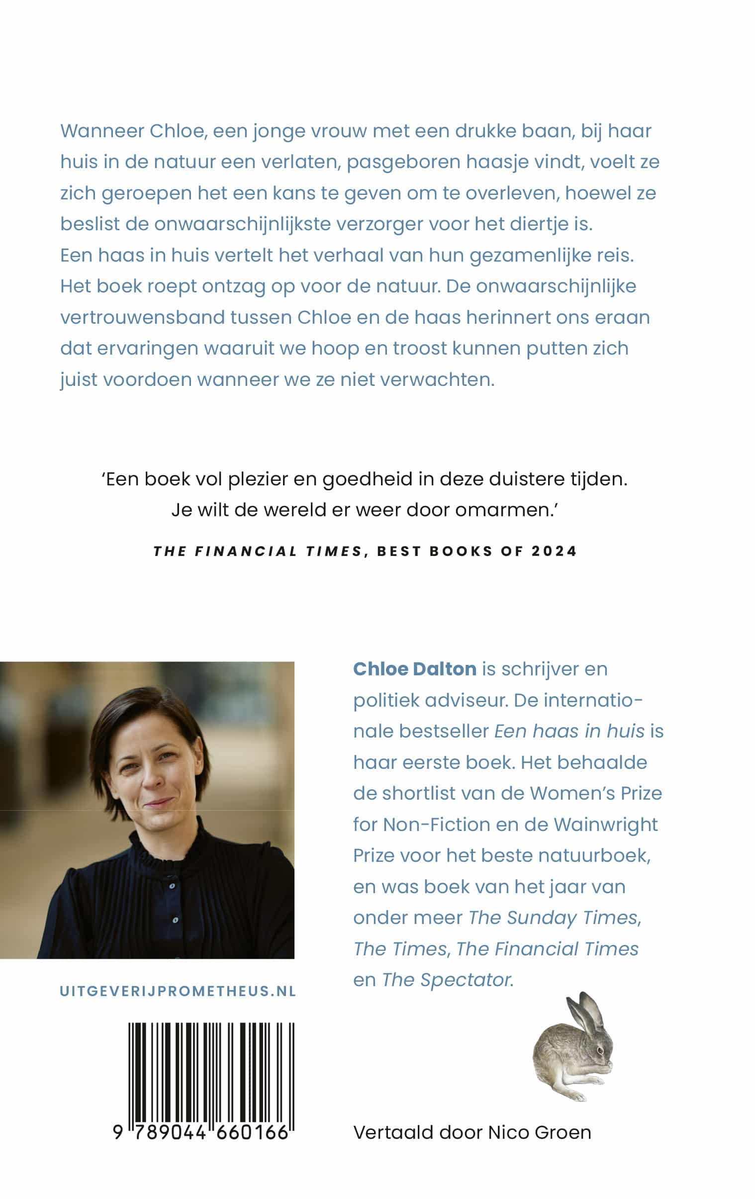 Achterkant: Een Haas in huis