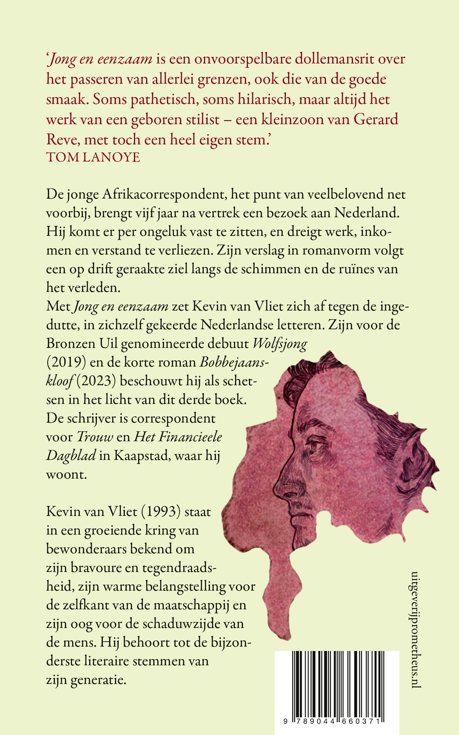 Achterkant: Jong en eenzaam